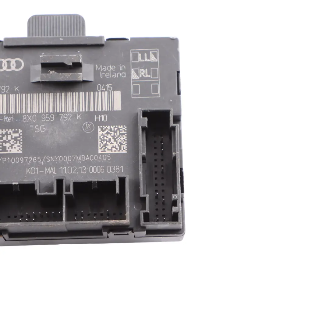 Audi A1 8X Door Module Front Driver's Side Control Unit ECU - SKU 8X0959793H - Part number 8X0959793H
