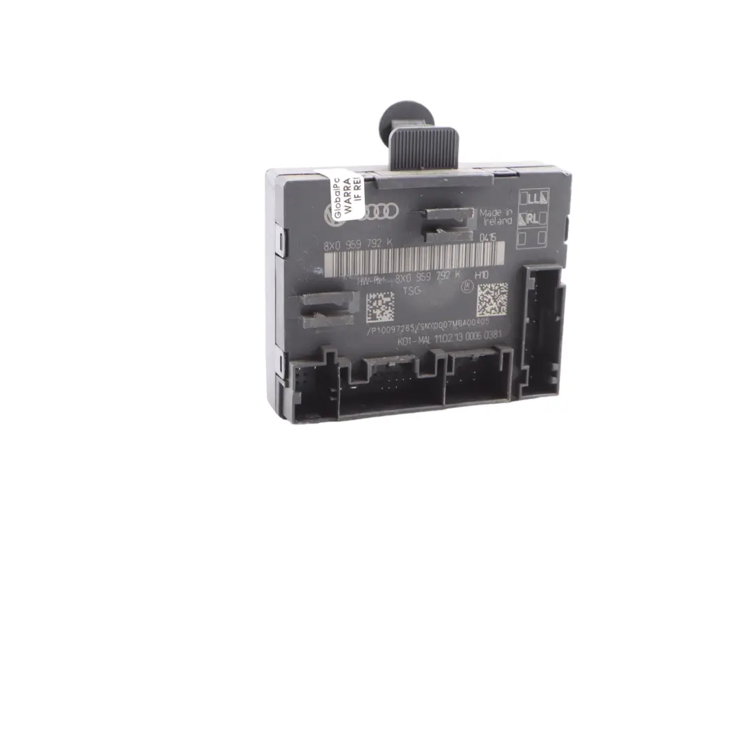 Door Module Front Driver's Side Control Unit ECU to Audi A1 8X with Part number 8X0959793H Audi A1 8X Door Module Front Driver's Side Control Unit ECU - SKU 8X0959793H - Part number 8X0959793H