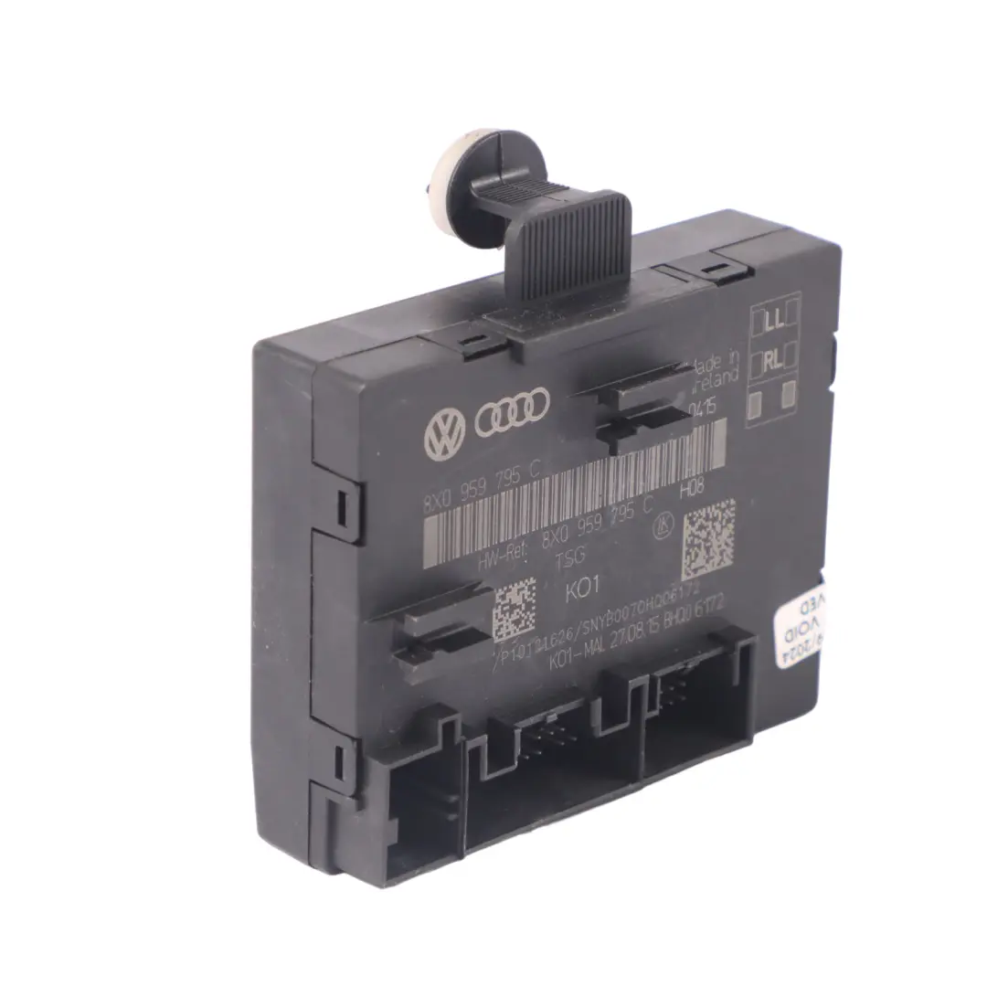 Module porte Unité contrôle porte arrière gauche pour Audi Q3 8U à propos du numéro de pièce 8X0959795C Audi Q3 8U Module porte Unité contrôle porte arrière gauche - SKU 8X0959795C - Numéro de pièce 8X0959795C