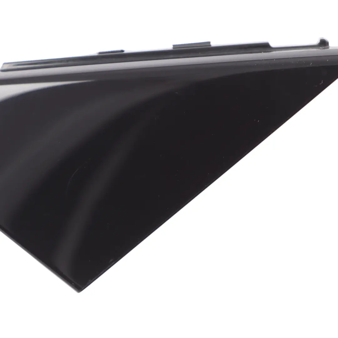 Audi A1 8X Front Door Corner Trim Molding Right O/S Strip Cover Black - SKU 8X4837638E - Part number 8X4837638E