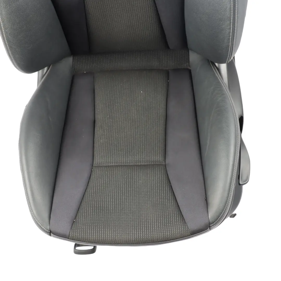 Audi A1 8X S-Line Front Left N/S Sport Seat Half Leather Black 5 Door Interior - SKU 8X4881805G - Part number 8X4881805G