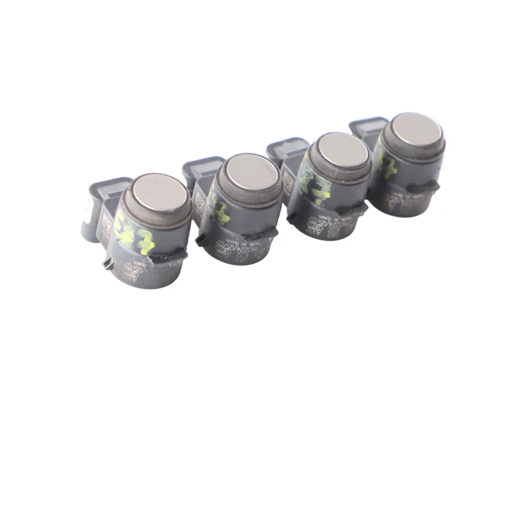 Front Rear PDC Ultrasonic Parking Sensor SET X4 Kaschmirsilber to BMW E87 E90 with Part number 9124583 BMW E87 E90 Front Rear PDC Ultrasonic Parking Sensor SET X4 Kaschmirsilber - SKU 9124583-KAS1 - Part number 9124583