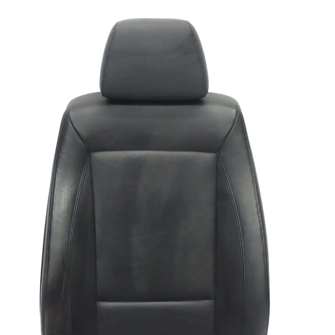 Fotel Przedni Prawy Przód Skóra Boston Czarny do BMW E87 LCI o numerze 9127336 BMW E87 LCI Fotel Przedni Prawy Przód Skóra Boston Czarny - SKU 9127336-1 - Numer Części 9127336