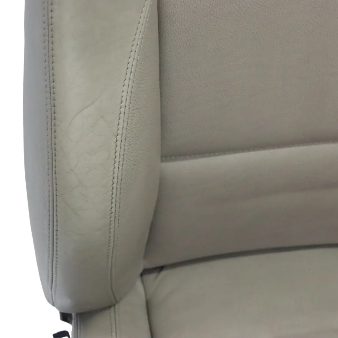 BMW E87 LCI M Sport Pelle Boston Beige Interno Anteriore Sinistro Sedile - SKU 9128293 - Numero di parte 9128293
