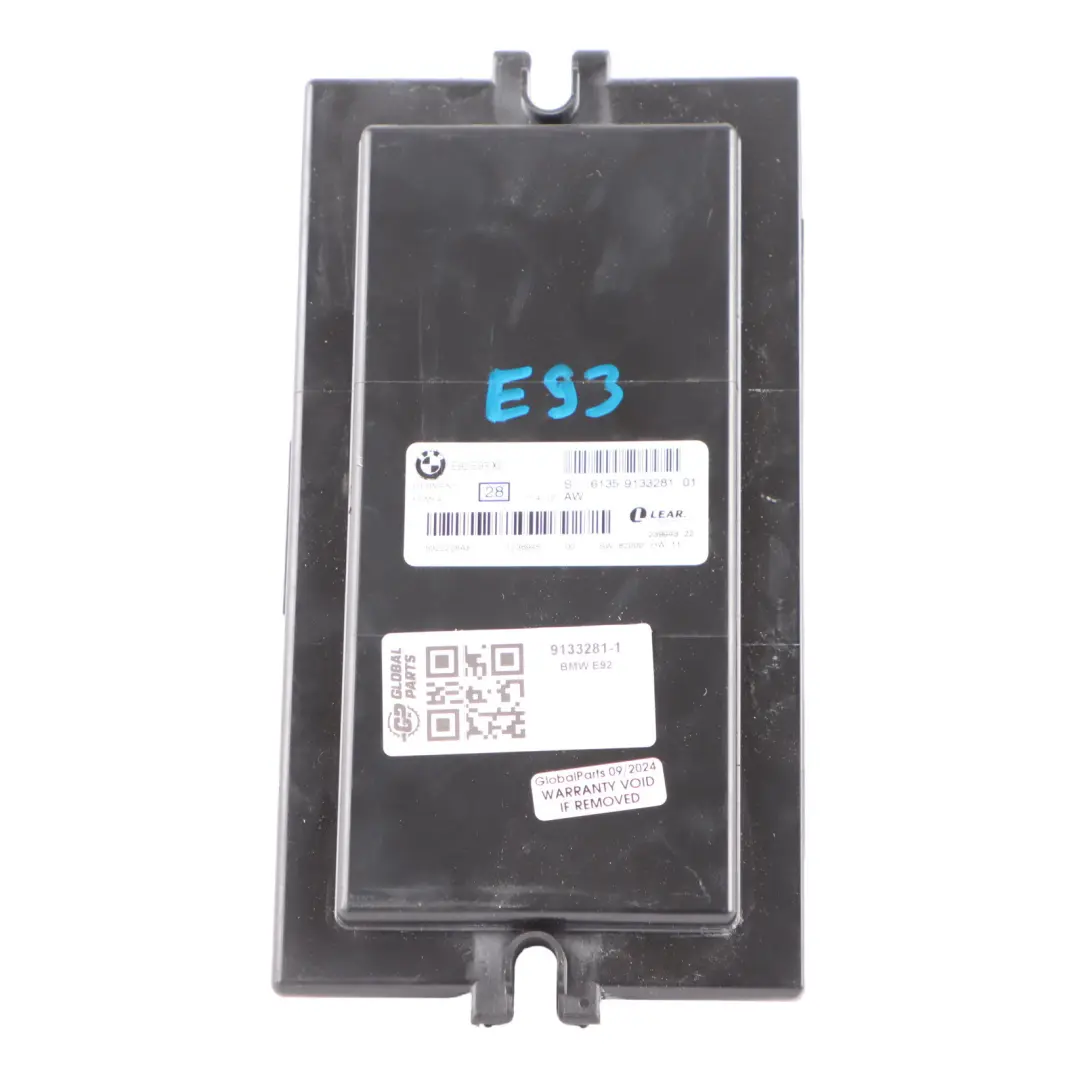 BMW E93 Xenon Footwell Light Module Control Unit ECU FRMFA - SKU 9133281-1 - Part number 9133281