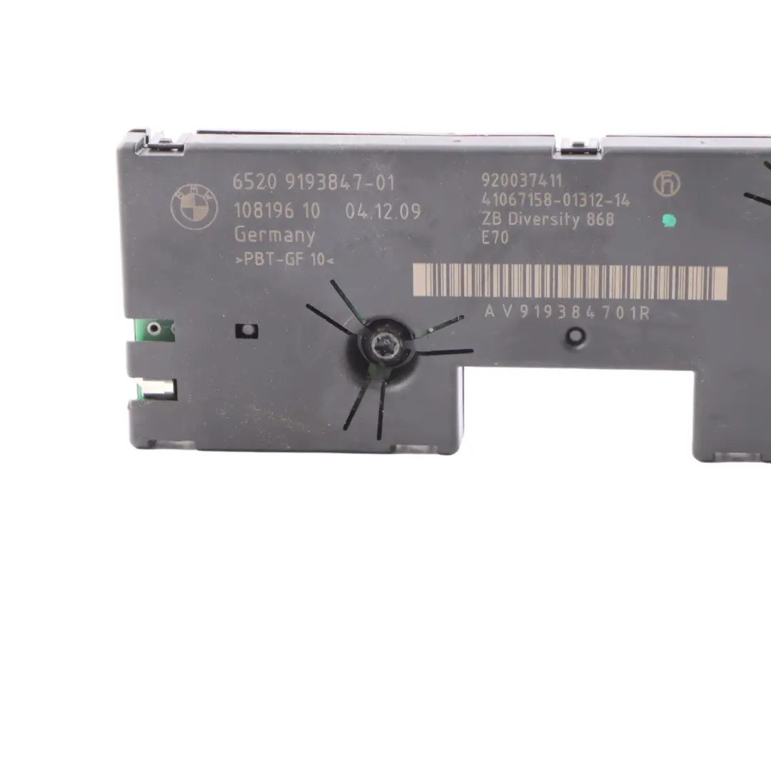 BMW X5 E70 Aerial Antenna Amplifier Diversity Module Unit 9193847 - SKU 9134281-1 - Part number 9134281