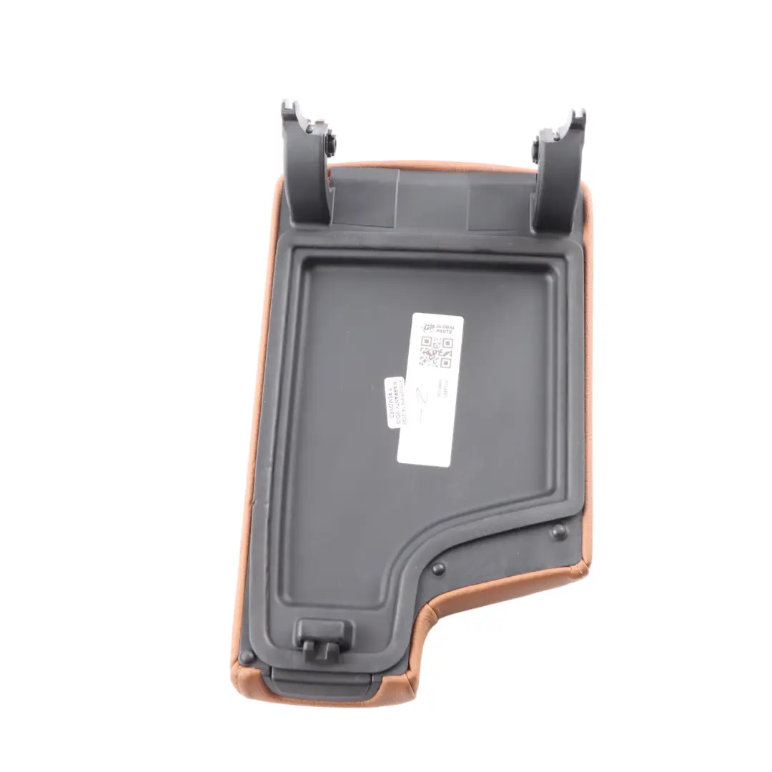 BMW E90 Centre Console Armrest Storage Cover Leather Sattel Braun - SKU RHD-9134491 - Part number 9134491