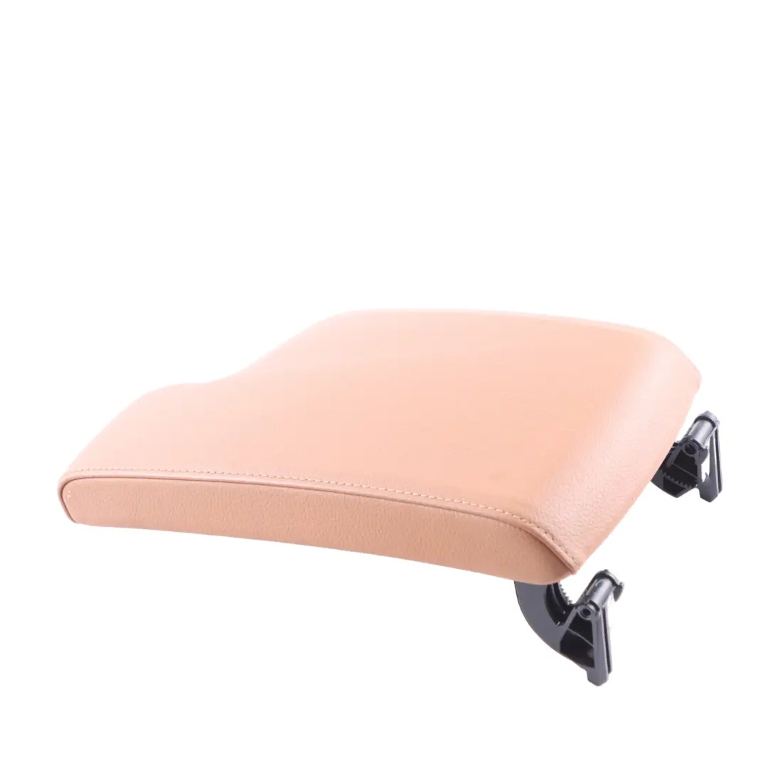 BMW E90 Centre Console Armrest Storage Cover Leather Sattel Braun - SKU RHD-9134491 - Part number 9134491