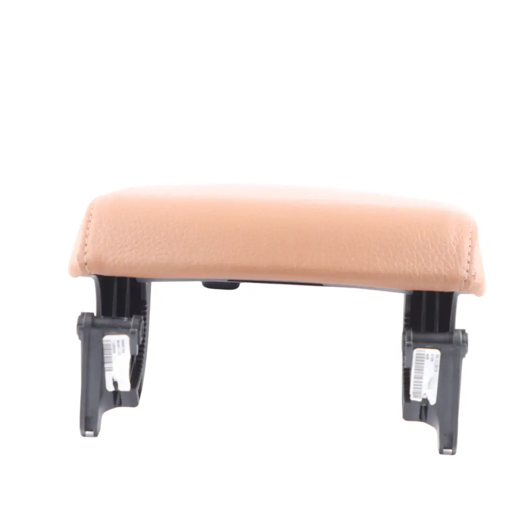 BMW E90 Centre Console Armrest Storage Cover Leather Sattel Braun - SKU RHD-9134491 - Part number 9134491