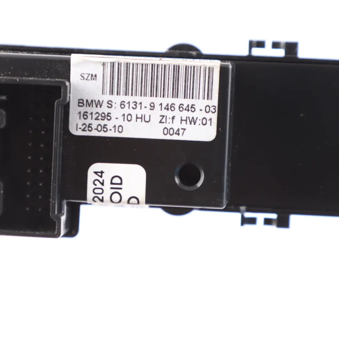 Control de Techo Consola Asientos Calefactables Panel Interruptores para BMW Z4 E89 con número de pieza 9146645 BMW Z4 E89 Control de Techo Consola Asientos Calefactables Panel Interruptores - SKU 9146645 - Número de pieza 9146645