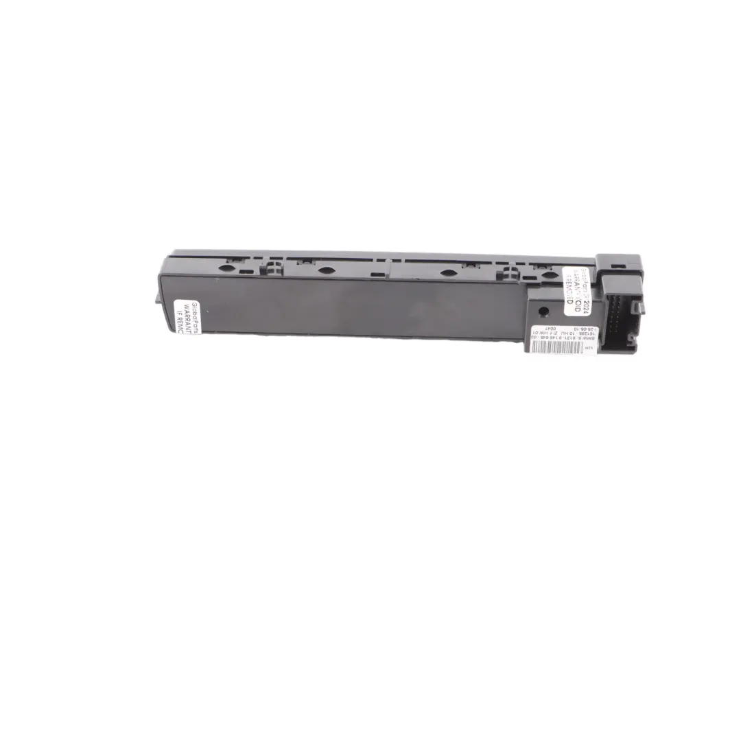 BMW Z4 E89 Roof Control Unit Centre Console Heated Seats Switch Panel - SKU 9146645 - Part number 9146645
