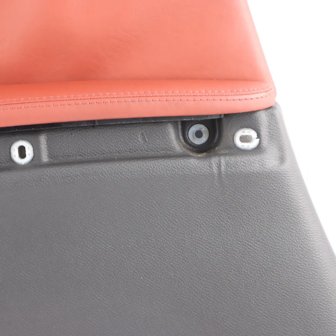 Door Card Trim Rear Left N/S Trim Panel Leather Black Fuchs Red to BMW E92 with Part number 9152841 BMW E92 Door Card Trim Rear Left N/S Trim Panel Leather Black Fuchs Red - SKU 9152841 - Part number 9152841