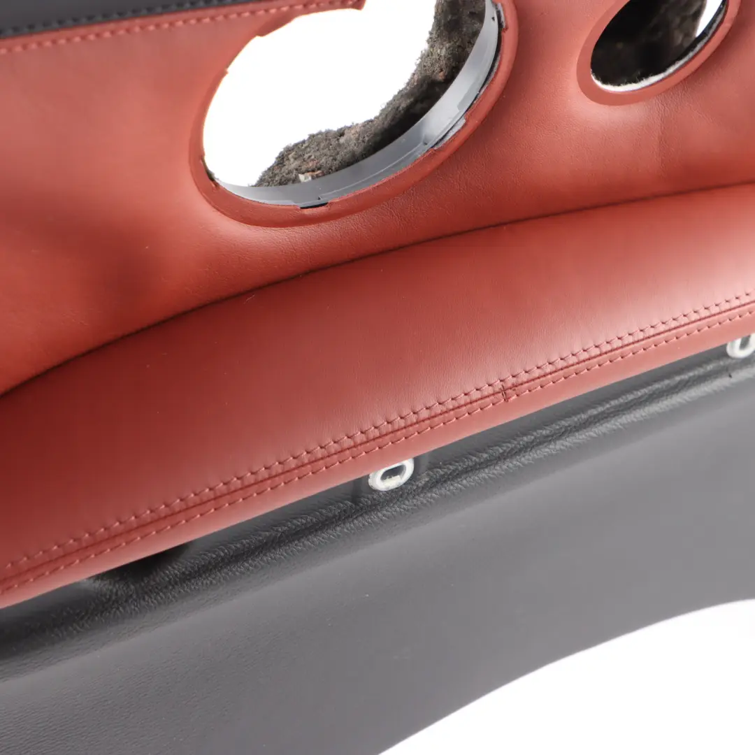 Door Card Trim Rear Left N/S Trim Panel Leather Black Fuchs Red to BMW E92 with Part number 9152841 BMW E92 Door Card Trim Rear Left N/S Trim Panel Leather Black Fuchs Red - SKU 9152841 - Part number 9152841