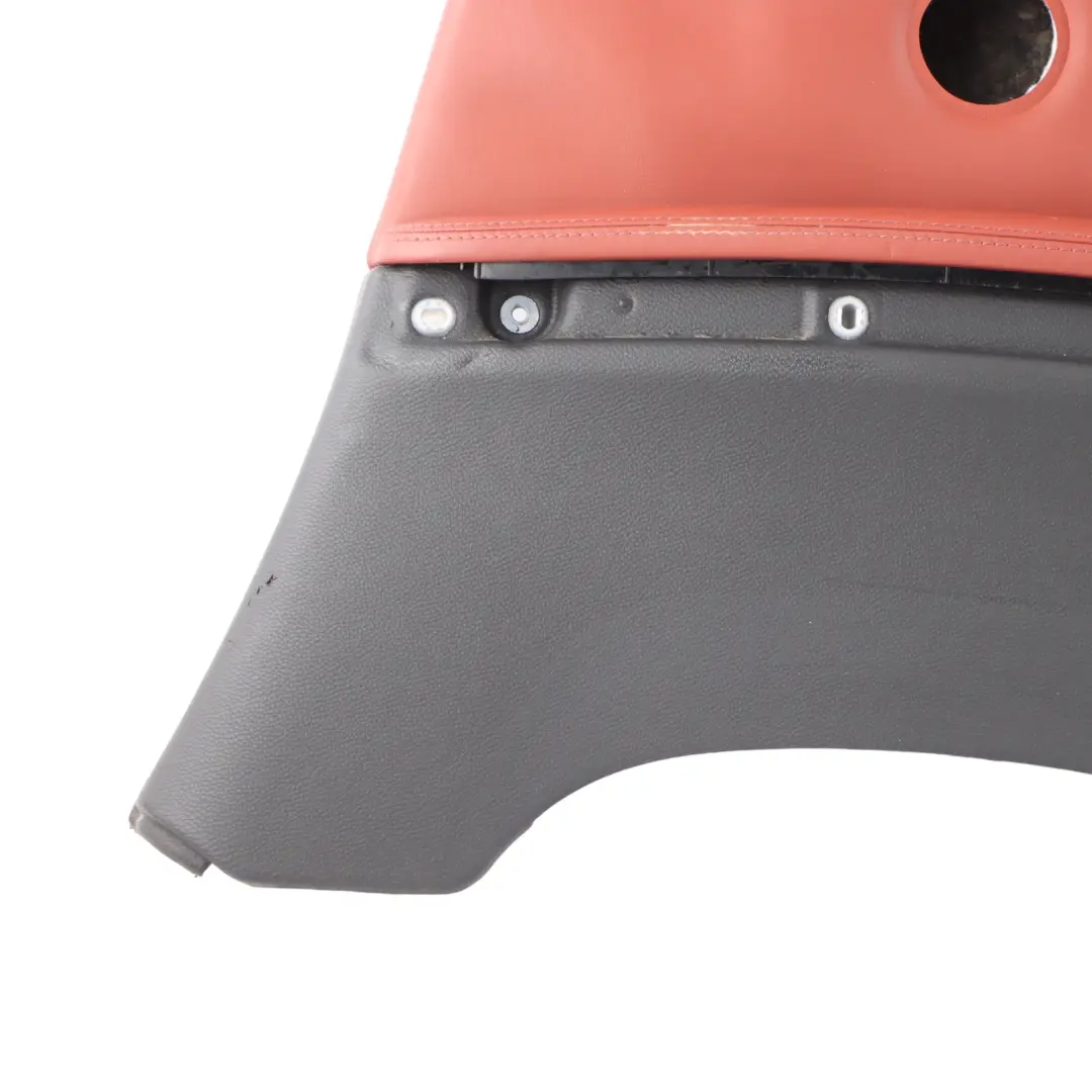 Door Card Trim Rear Right O/S Trim Panel Leather Black Fuchs Red to BMW E92 with Part number 9152842 BMW E92 Door Card Trim Rear Right O/S Trim Panel Leather Black Fuchs Red - SKU 9152842 - Part number 9152842