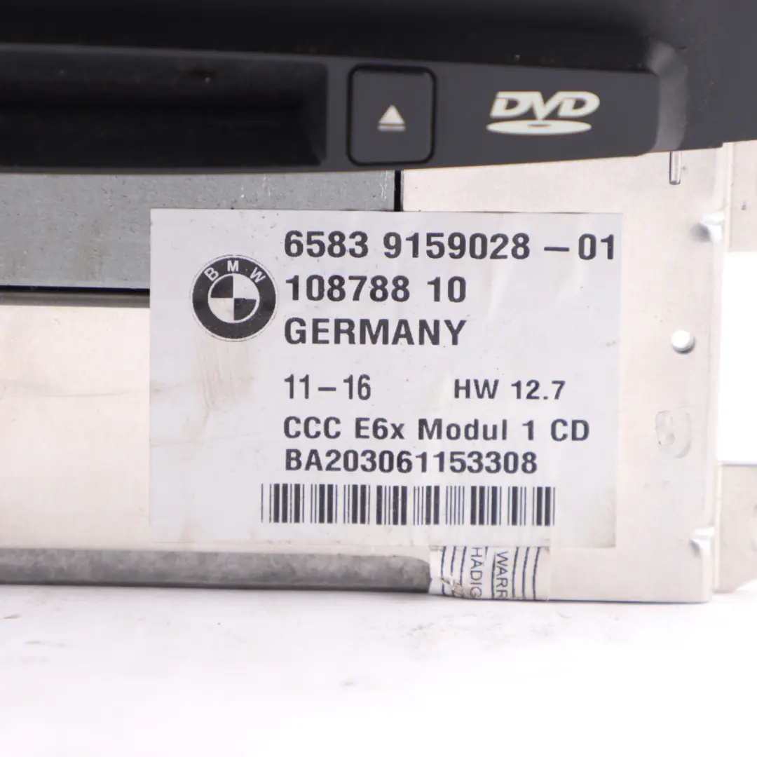 BMW E60 E61 Système Navigation CCC CD Lecteur Navigation Contrôleur - SKU 9159028 - Numéro de pièce 9159028