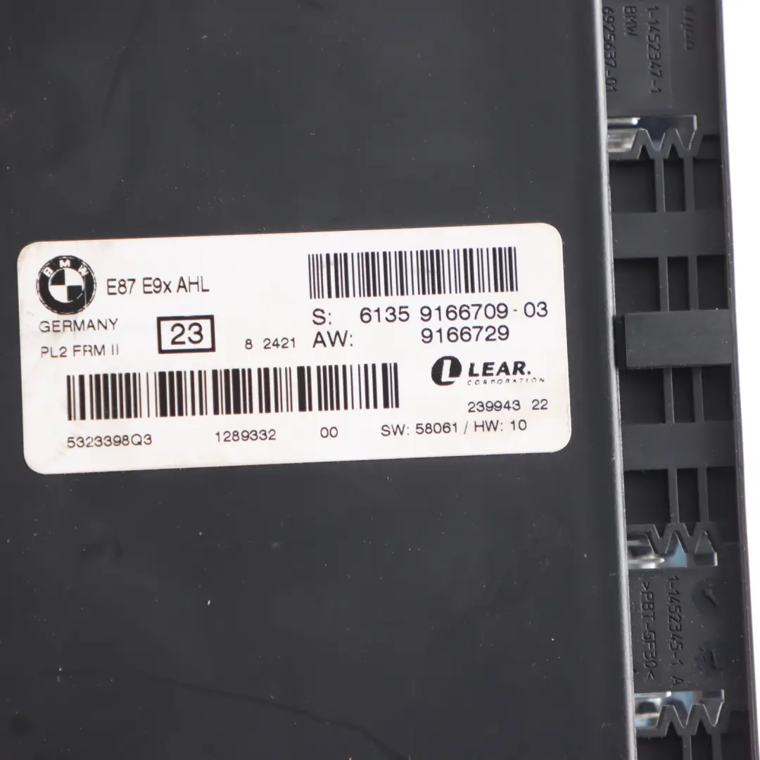 Footwell Light Control Module AHL PL2 FRMII 6135 to BMW E92 M3 with Part number 9166709 BMW E92 M3 Footwell Light Control Module AHL PL2 FRMII 6135 - SKU 9166709-3 - Part number 9166709