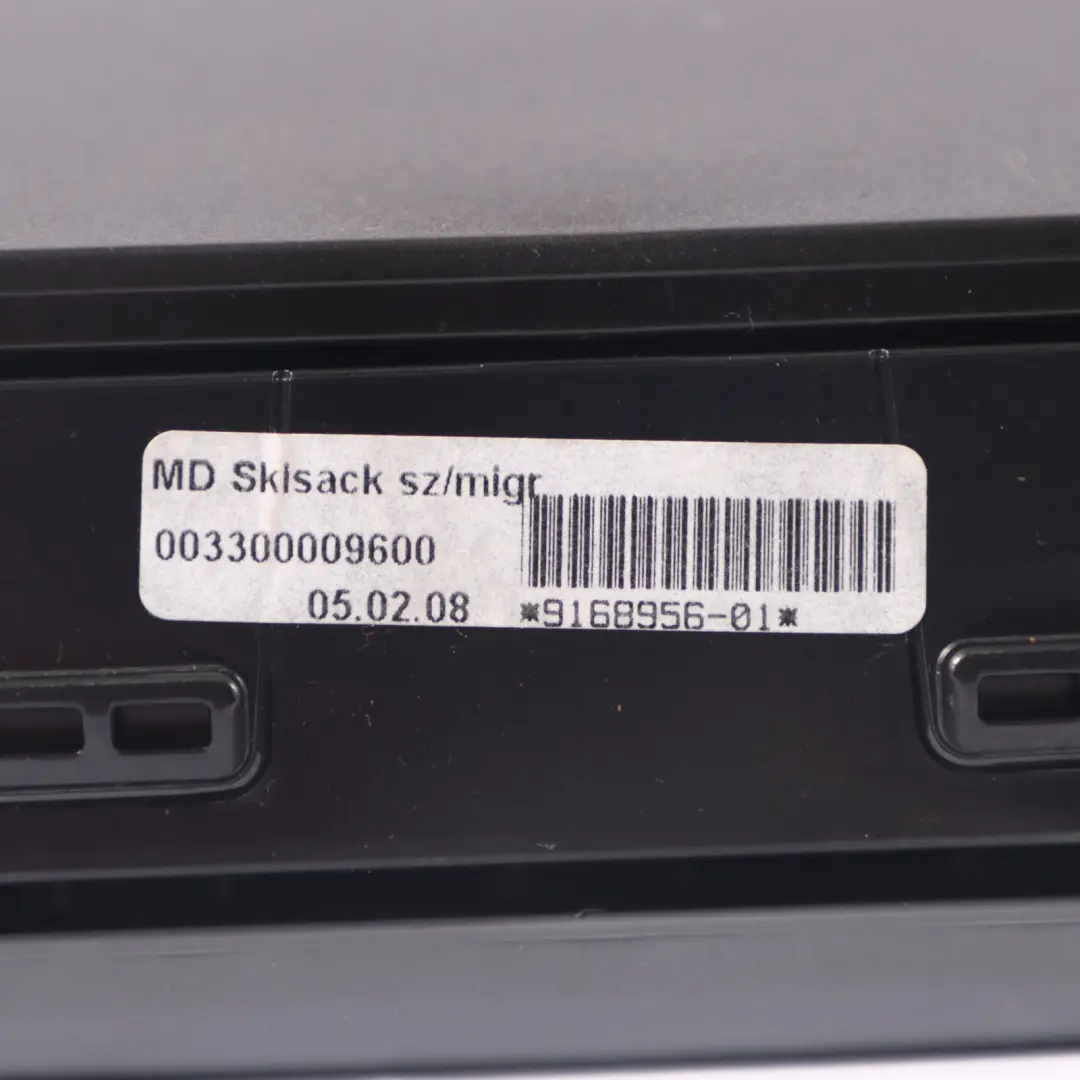 BMW E92 Ski Bag Rear Seat Cassette Tray Compartment Storage Black - SKU 9168956 - Part number 9168956