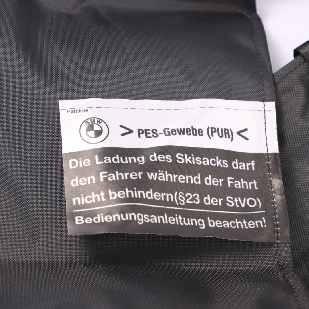 BMW E92 Ski Bag Sedile posteriore Cassetta Vano portaoggetti Nero - SKU 9168956 - Numero di parte 9168956