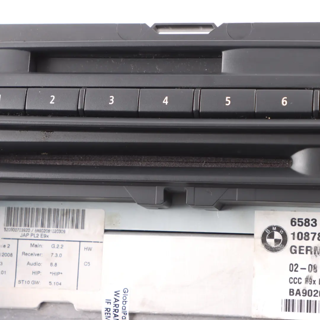 BMW E87 E90 E91 E92 CCC MD Professional Navigation System Japan - SKU 9170723 - Part number 9170723