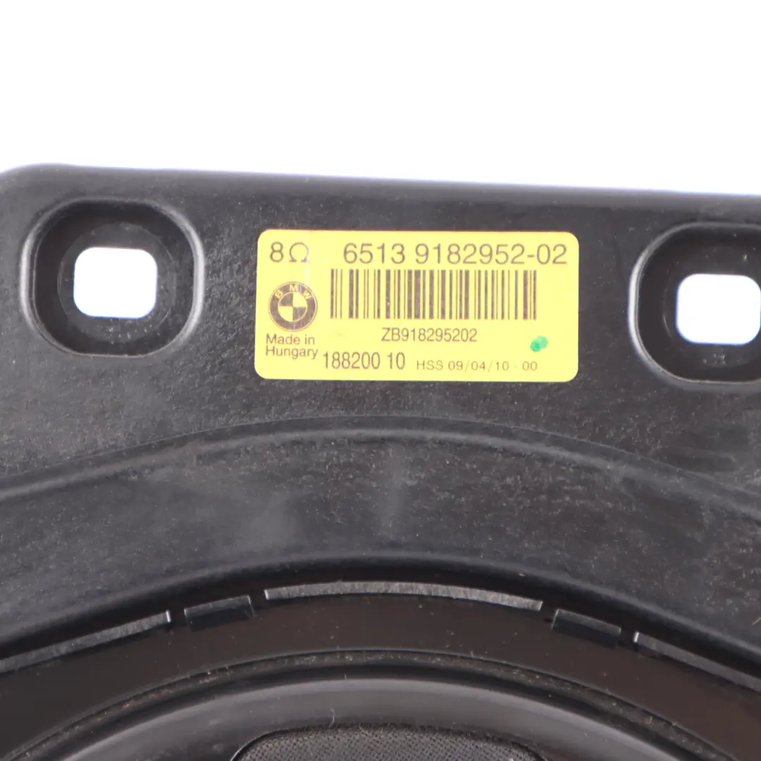  Altavoz Central Para Graves BMW Z4 E89 Sistema Envolvente Hifi CDD DSP - SKU 9182952 - Número de pieza 9182952
