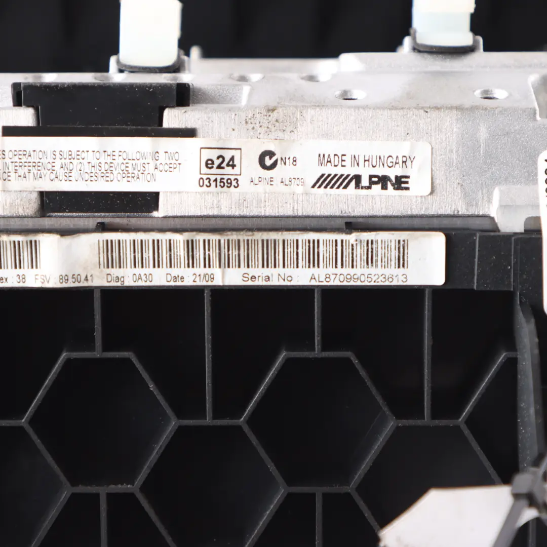 Centralny Wyświetlacz Ekran Pokładowy 6,5" BMW E81 E87 LCI - SKU 9193753-1 - Numer Części 9193753