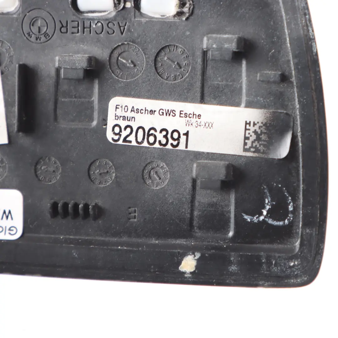 Centre Console Dashboard Cover Trim Ashtray to BMW F10 with Part number 9206391 BMW F10 Centre Console Dashboard Cover Trim Ashtray - SKU 9206391 - Part number 9206391