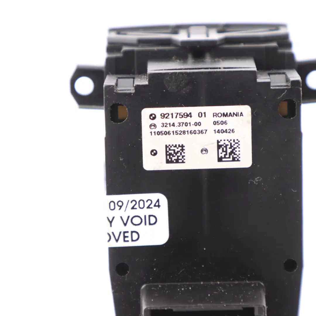  Interrupteur frein stationnement BMW F10 F11 F12 Bouton d'interrupteur maintien - SKU 9217594-1 - Numéro de pièce 9217594