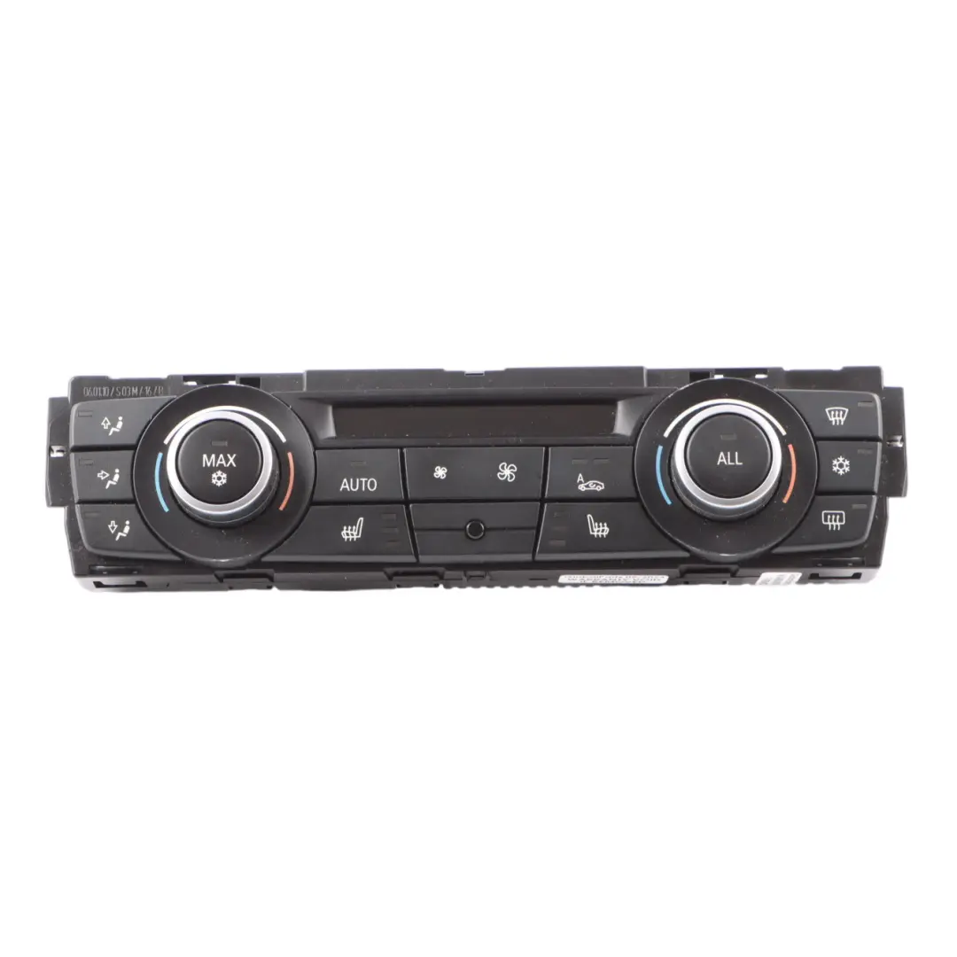 Control Automatico del Aire Acondicionado para BMW E81 E82 E87 LCI E90 E91 E92 E84 con número de pieza 9221852 BMW E81 E82 E87 LCI E90 E91 E92 E84 Control Automatico del Aire Acondicionado - SKU 9221852 - Número de pieza 9221852