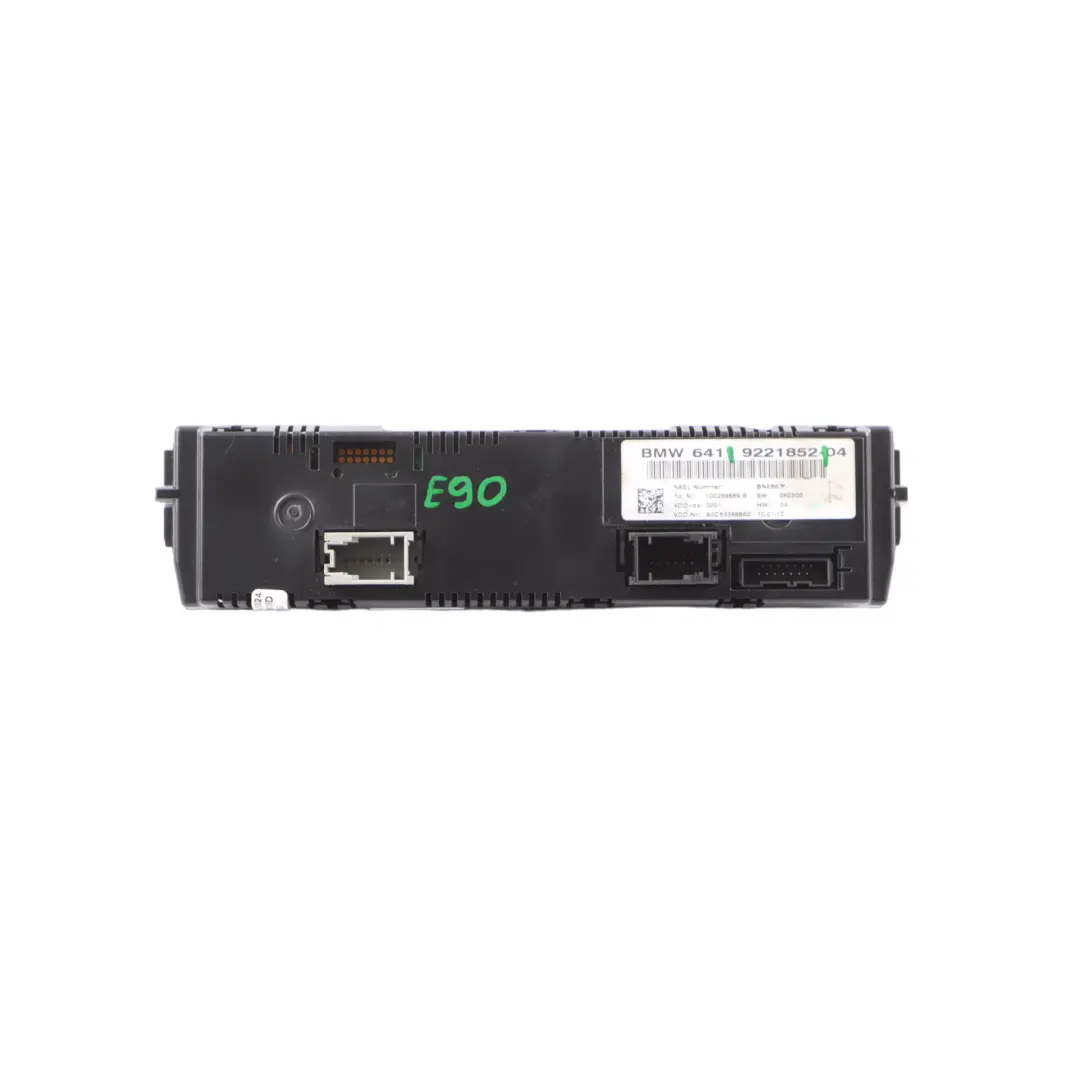 Controllo automatico climatizzatore per BMW E81 E82 E87 LCI E88 E90 E91 E92 X1 E84 con numero di parte 9221852 BMW E81 E82 E87 LCI E88 E90 E91 E92 X1 E84 Controllo automatico climatizzatore - SKU 9221852 - Numero di parte 9221852