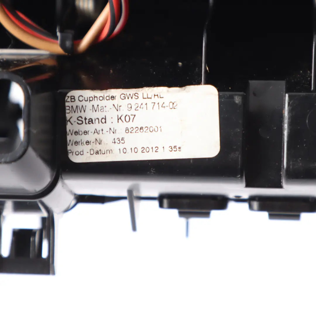 Centre Console Cup Drink Holder Mounting Wood to BMW F10 F11 with Part number 9241714 BMW F10 F11 Centre Console Cup Drink Holder Mounting Wood - SKU 9241714-1 - Part number 9241714