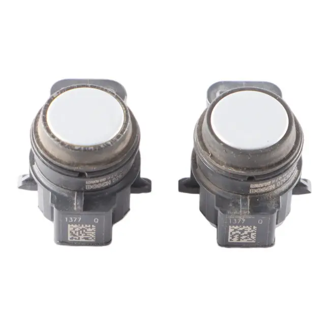BMW F20 F21 F22 Parachoques Trasero PDC Sensor Ultrasónico Glaciar A83 Plata Set - SKU 9261614-1 - Número de pieza 9261614