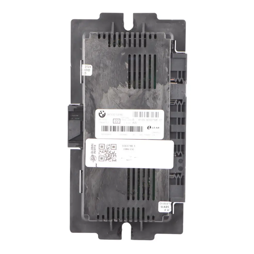 BMW E92 LCI Footwell Xenon Light Control Module Lear FRM3R PL2 - SKU 9263798-1 - Número de pieza 9263798