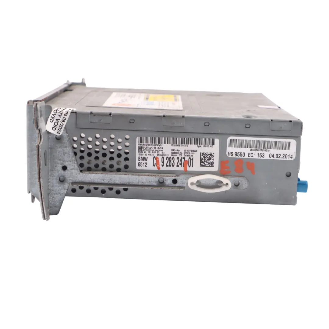 BMW X1 E84 Radio Stéréo Lecteur CD Navigation Nav Unité Principale - SKU 9283247-1 - Numéro de pièce 9283247