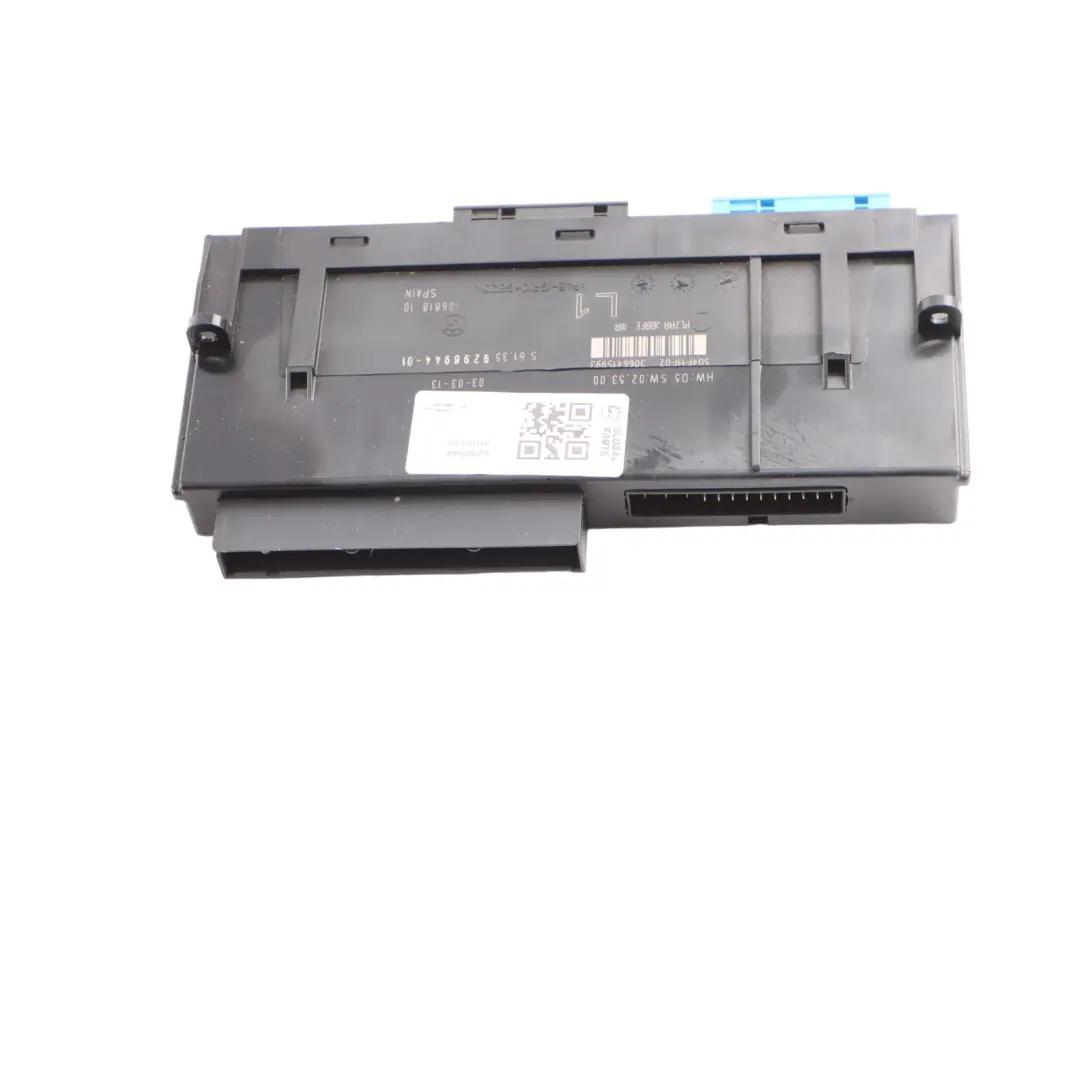 ECU Body Control Module Junction Box L1 PL2RR JBBFE to BMW E82 with Part number 9298944 BMW E82 ECU Body Control Module Junction Box L1 PL2RR JBBFE - SKU 9298944 - Part number 9298944