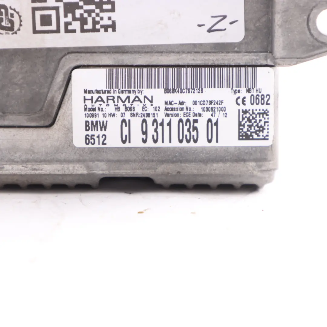 Unité Centrale Navigation BMW F10 F20 F21 F30 F31 Multimédia pour à propos du numéro de pièce 9311035 Unité Centrale Navigation BMW F10 F20 F21 F30 F31 Multimédia - SKU 9311035 - Numéro de pièce 9311035