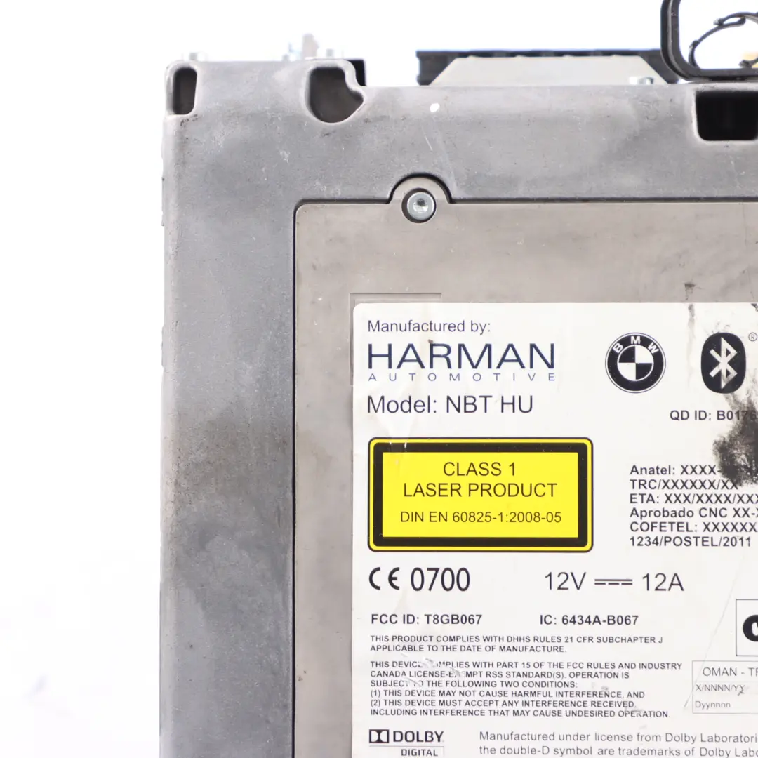  Navigation Head Unit BMW F10 F20 F21 F30 F31 Media Player High - SKU 9311035 - Part number 9311035
