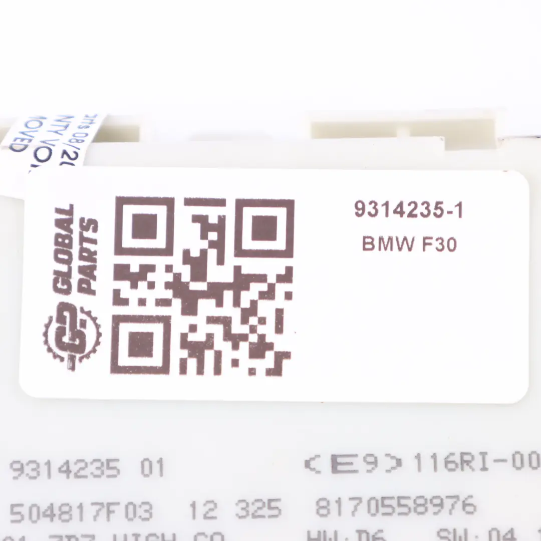 Caja de Fusibles Relé Unidad de Control Módulo para BMW F30 con número de pieza 9314235 BMW F30 Caja de Fusibles Relé Unidad de Control Módulo - SKU 9314235-1 - Número de pieza 9314235