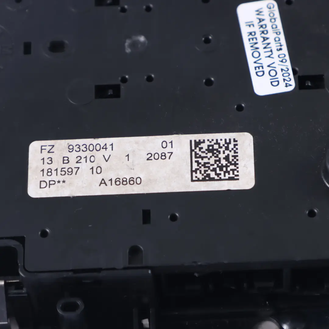 Dach Innen Raum Mitte Funktion Schalter Grau BMW F20 F21 F30 - SKU 9330041-1 - Teilenummer 9330041
