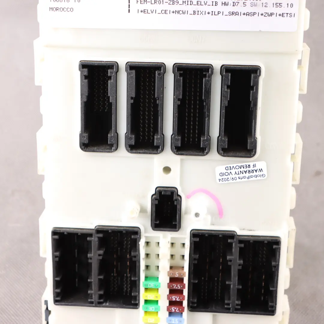 FEM Module BMW F20 F21 F22 F30 F32 ECU Control Unit Fuse Box to with Part number 9381104 FEM Module BMW F20 F21 F22 F30 F32 ECU Control Unit Fuse Box - SKU 9381104-1 - Part number 9381104