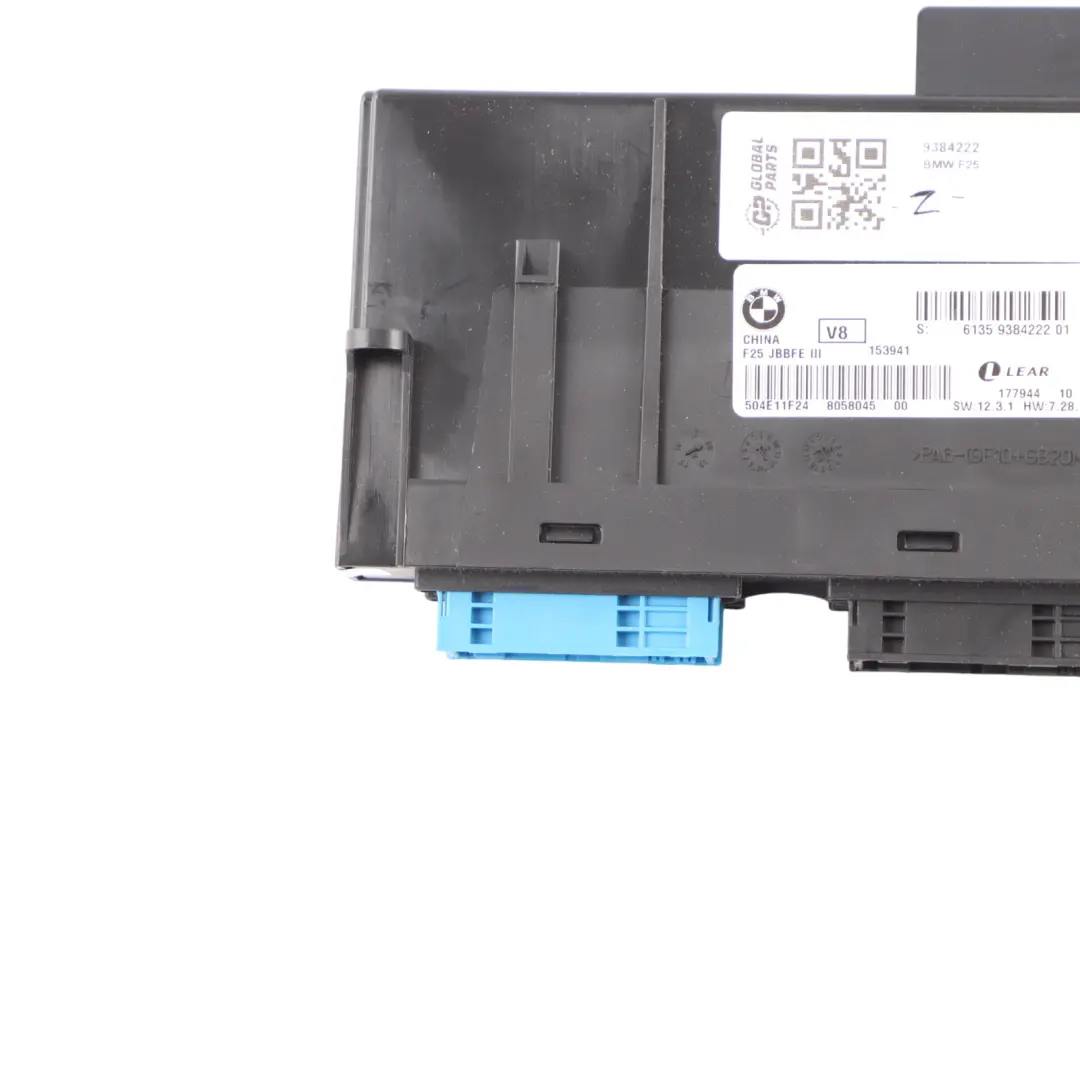 BMW X3 F25 X4 F26 Sterownik Moduł Komfortu Nadwozia JBBFE 3 - SKU 9384222 - Numer Części 9384222