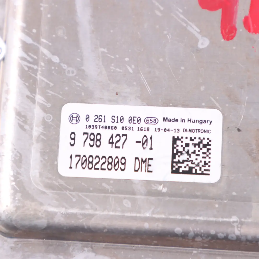 Competición S55 411HP Unidad de Control del Motor ECU DME para BMW F87 LCI M2 con número de pieza 9798427 BMW F87 LCI M2 Competición S55 411HP Unidad de Control del Motor ECU DME - SKU 9798427 - Número de pieza 9798427