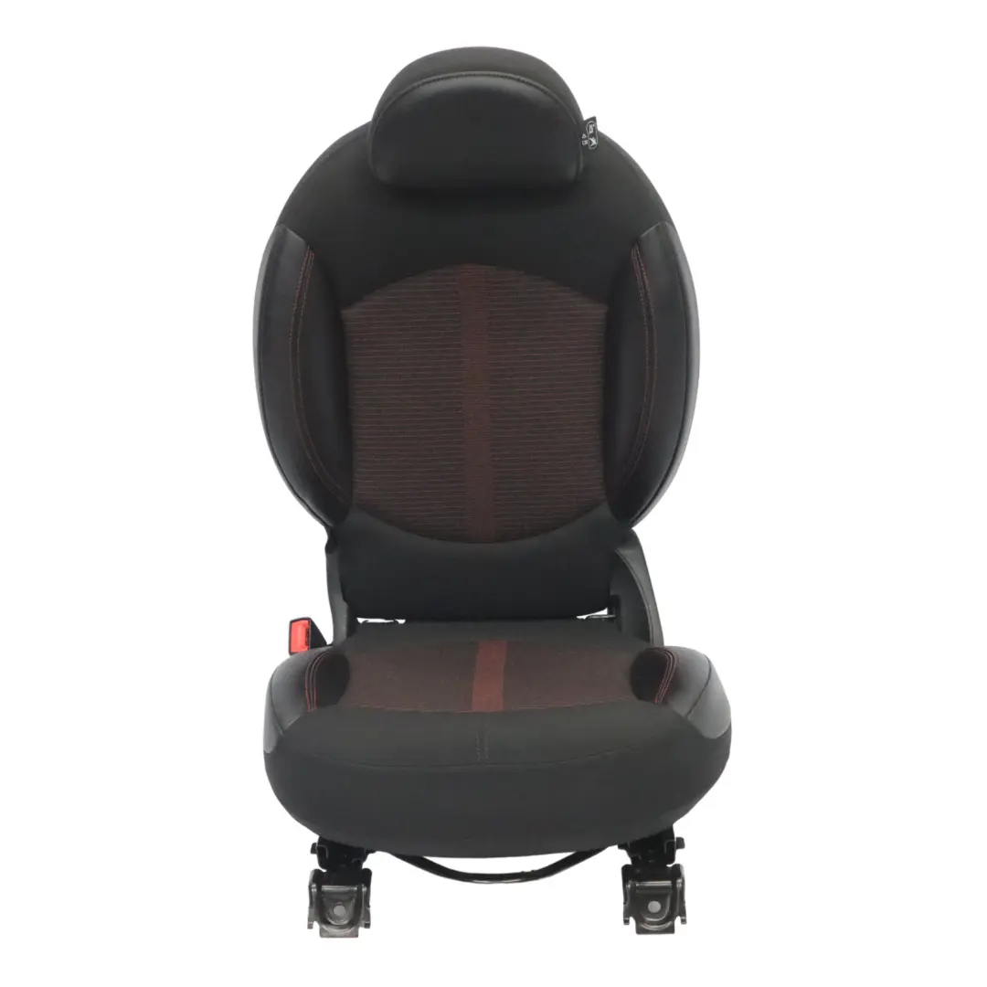 Mini R60 Countryman Seat Rear Left N/S Cloth Leather Parallel Lines Red - SKU 9805237-1 - Part number 9805237