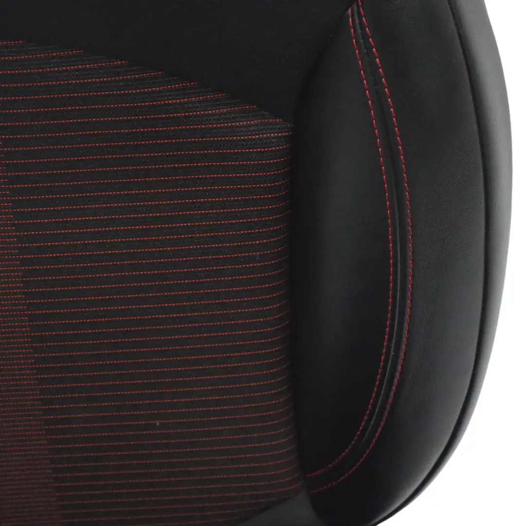Mini R60 Countryman Seat Rear Left N/S Cloth Leather Parallel Lines Red - SKU 9805237-1 - Part number 9805237