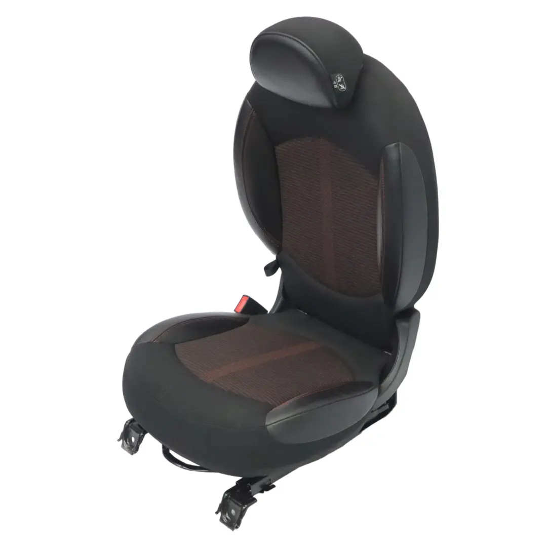 Mini R60 Countryman Seat Rear Left N/S Cloth Leather Parallel Lines Red - SKU 9805237-1 - Part number 9805237