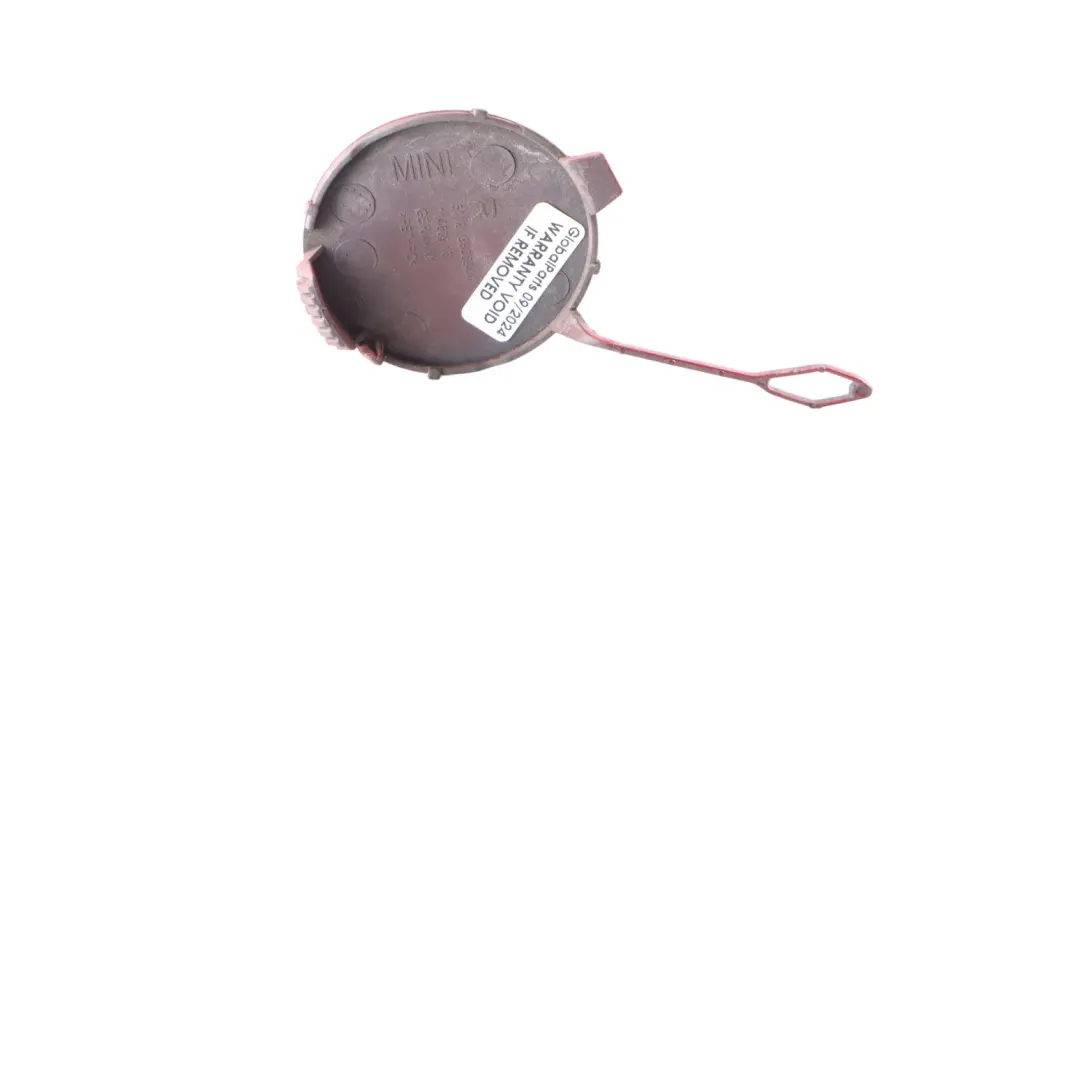 Mini R60 Couverture Oeil de remorquage arrière droit Blazing Red II A83 9805944 - SKU 9806652-BRMII - Numero di parte 9806652