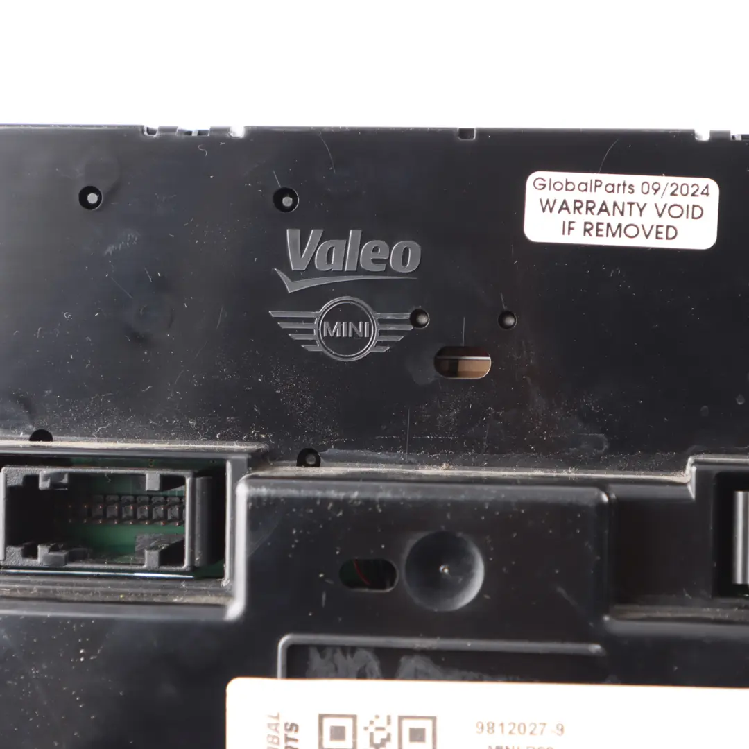 Automatic Air Conditioning Mini R60 R61 Heater Control Unit Switch Panel Heated - SKU 9812027-9 - Part number 9812027