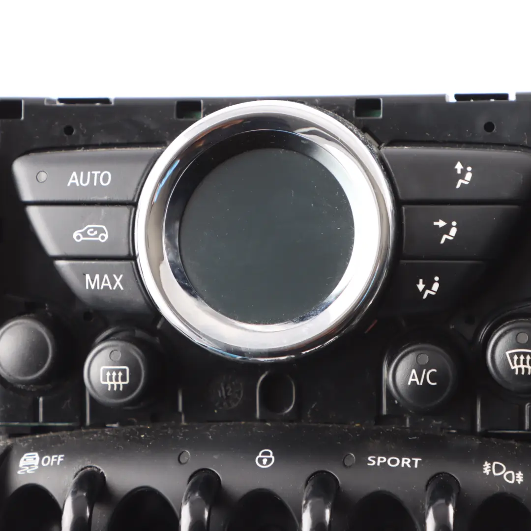 Conditioning Mini R60 R61 Heater Control Unit Switch Panel Heated to Automatic Air with Part number 9812027 Automatic Air Conditioning Mini R60 R61 Heater Control Unit Switch Panel Heated - SKU 9812027-9 - Part number 9812027