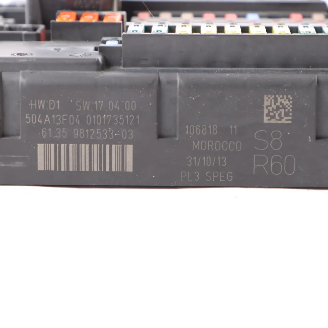 Mini Countryman R60 High PL3 SPEG H6 Fuse Distribution Box - SKU 9812533 - Part number 9812533