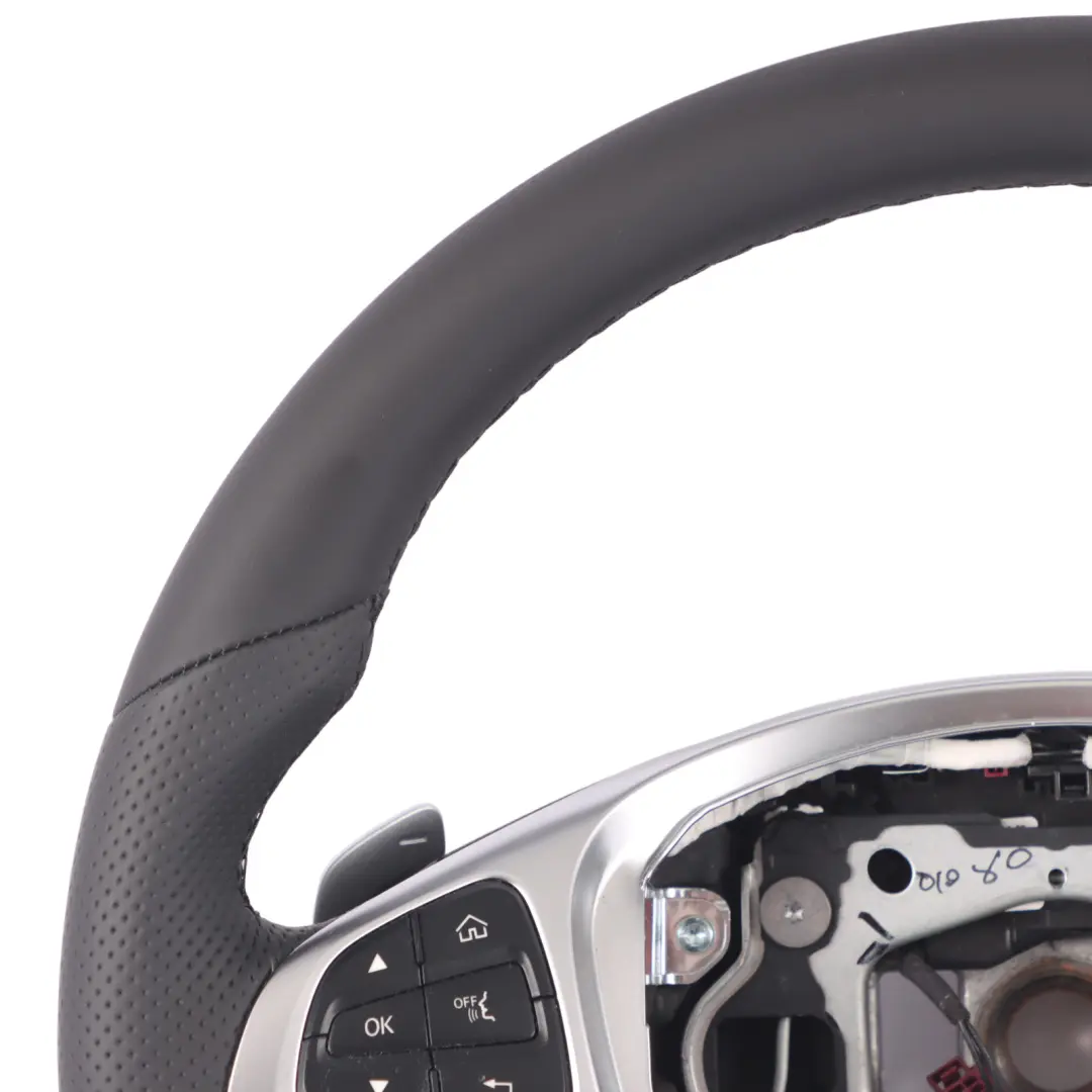 Steering Wheel NEW Black Leather Paddle Shift Mercedes GLC X253 - SKU A0004602912-1 - Part number A0004602912