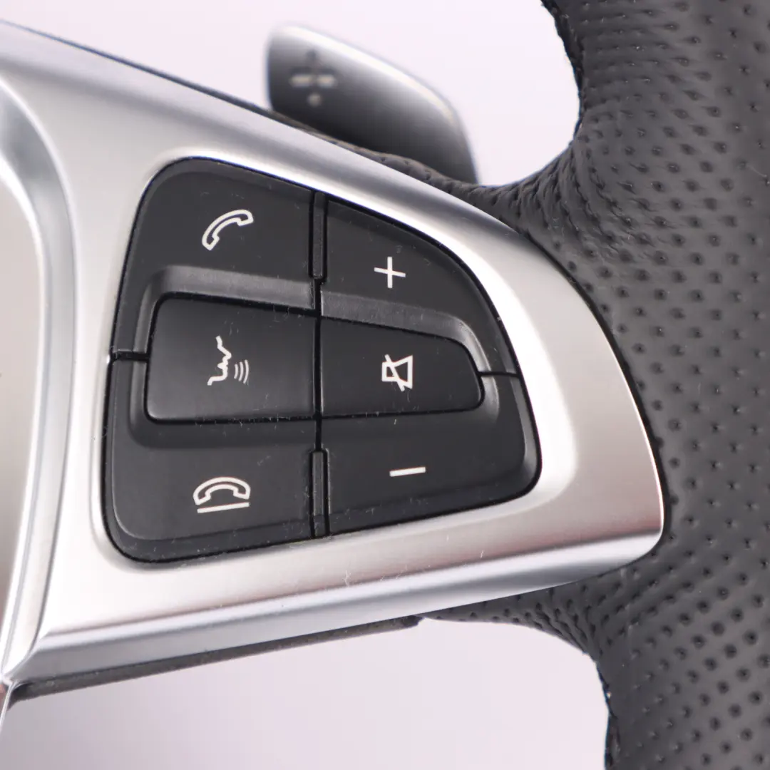Steering Wheel NEW Black Leather Paddle Shift Mercedes GLC X253 - SKU A0004602912-1 - Part number A0004602912